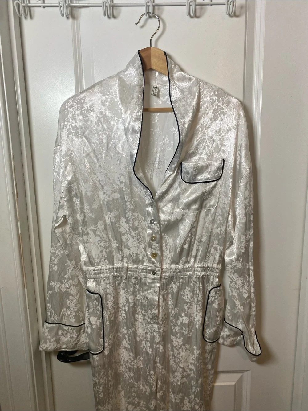 Free People Intimately Free Satin Lounger/Jumpsuit